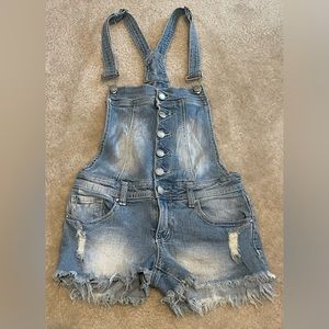 Almost Famous Overalls Shorts - Size 1